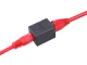 RJ45 savienotājs Maclean MCTV-811 Cat6 ligzda-ligzda, melns
