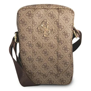Сумка для планшета Guess Big Metal Logo 10", коричневая