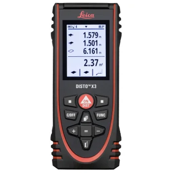 Lāzera tālmērs Leica Disto X3, 0,05–150 m, Bluetooth, IP65