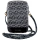 Guess tālruņa soma Zip GCube Bottom Stripe, melna