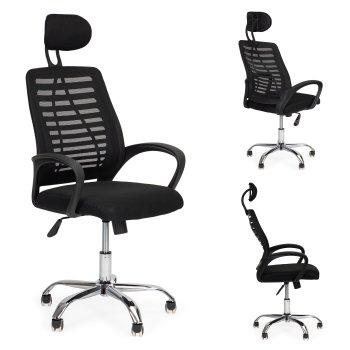Ergonomisks grozāms biroja krēsls Modernhome ar galvas balstu