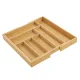 GreenBlue GB379 Izvelkams bambusa galda piederumu organizators, 325-500x430x45mm