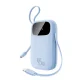 Baseus EnerFill FC31 20000мАч 45Вт внешний аккумулятор с дисплеем и кабелями...