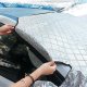 Universāls auto vējstikla pārsegs ziemai un vasarai ar magnētiem