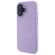 Guess iPhone 16 vāciņš Saffiano MagSafe, violets