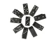 Wooden Domino Game in a Box 28 Pieces