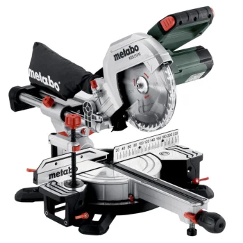Metabo KGS216M Crosscut and Mitre Saw with Pull Function, 1200W, 216 mm