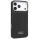 Audi iPhone 17 Pro vāciņš GT Synthetic Leather MagSafe, melns