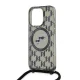 Karl Lagerfeld iPhone 15 Pro Max vāciņš IML Crossbody Monogram, melns