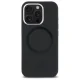 Mercedes iPhone 16 Pro Max vāciņš Silicone Tonal Logo MagSafe, melns