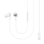 Samsung AKG USB Type C Earphones (Active Noise Cancelling), White | Vadu Austiņas ar USB Tipa C Savienojumu