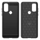 Vāciņš Motorola Moto G Play 2022 Carbon Case, melns