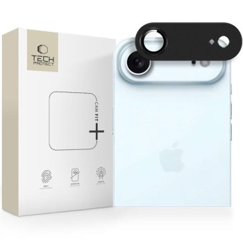 Tech-Protect Camfull Fit+ Camera Lens Protector for iPhone 17 Air, Black