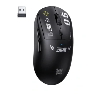 Игровая мышь Onikuma DM05 RGB, беспроводная/проводная, черная