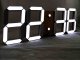 Electronic LED Alarm Clock with Thermometer, Black
