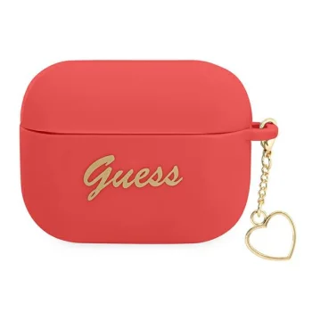 Guess чехол для AirPods Pro Charm Heart Collection Красный