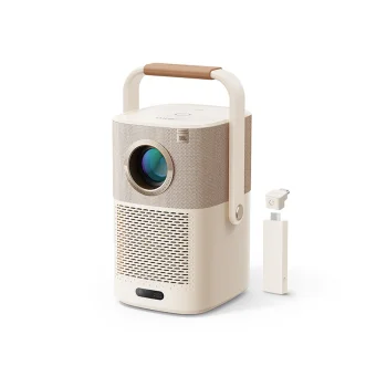 Yaber T2 Plus LCD FullHD 1080p multimediju projektors ar JBL skaļruņiem, smilškrāsas