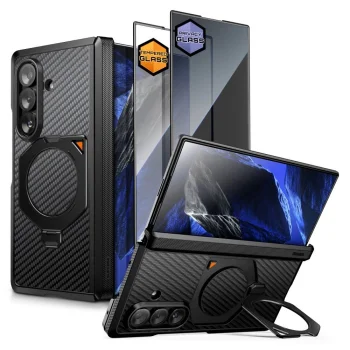 Supcase UB Aero MagSafe vāciņš Samsung Galaxy Z Fold 8 Ultra, melns