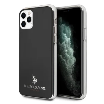 Apple iPhone 11 Pro Max 6.5" US Polo Shiny Case Cover (USHCN65TPUBK), Black