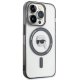 Karl Lagerfeld iPhone 15 Pro Max Case IML Karl`s Head MagSafe, Transparent