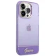 Guess Translucent vāciņš Apple iPhone 14 Pro Max - violets