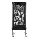 Gabbiano X11-9 Hairdressing Trolley Black