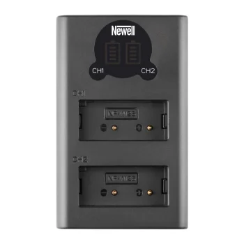 Newell DL-USB-C divu kanālu lādētājs NP-W126 akumulatoriem