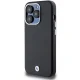 BMW iPhone 14 Pro Max Case Signature Wrapped Metal MagSafe, Black