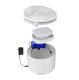 Dogness Mini Dog and Cat Water Fountain Drinker 1L, White