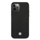 BMW iPhone 12 / 12 Pro vāciņš Perforated Sides, melns