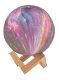 Decorative Night LED Lamp 3D Moon with Remote Control - 16 colors