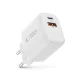 Сетевое зарядное устройство Tech-Protect NCA20 PD 20W QC3.0 USB-A / USB-C, белое