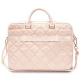 Сумка Guess для ноутбука 16\" Quilted 4G, розовая