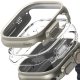 Ringke Slim aizsargkorpusu komplekts (2 gab.) Apple Watch Ultra 1/2 (49mm) Clear/Titanium