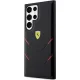 Ferrari Hot Stamp Lines vāciņš Samsung Galaxy S23 Ultra melns