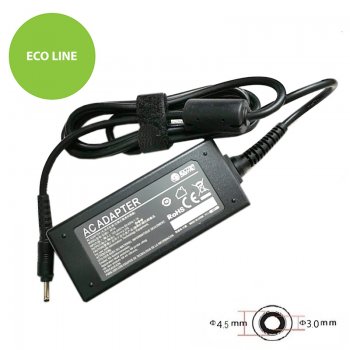 Laptop power adapter DELL 45W: 19.5V, 2.31A