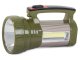 Solar LED Searchlight Flashlight with Power Bank CREE XM-L L2, Green