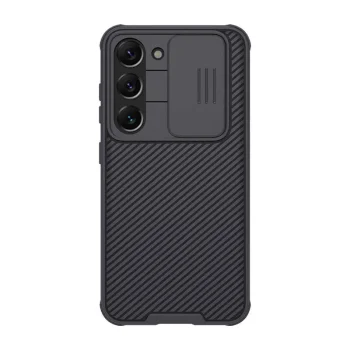 Samsung Galaxy S23 (SM-S911) Nillkin CamShield Pro Case Cover with Camera Protection Shield, Black | Telefona Vāciņš...