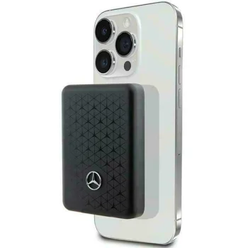 Внешний аккумулятор Mercedes Stars Pattern MagSafe 3000mAh, черный