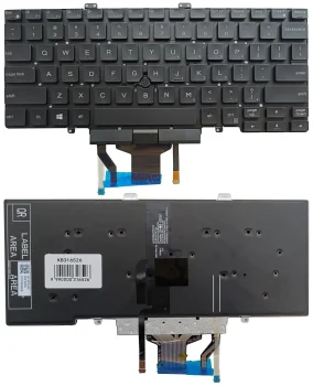 Клавиатура Dell Latitude 5400, 5401, 5410, 5411 с подсветкой и TrackPoint, US, черная