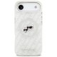 Karl Lagerfeld IML Glitter Karl&Choupette MagSafe vāciņš iPhone Air Pelēks