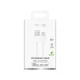 Puro USB-A - Lightning kabelis 12W TPE 2m, balts