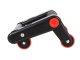 2-in-1 Ab Roller and Push-Up Bars, Black