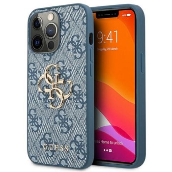 Guess GUHCP13S4GGMBL iPhone 13 mini 5.4" blue/blue hardcase 4G Big Metal Logo