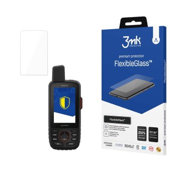Гибридное защитное стекло 3mk FlexibleGlass для Garmin GPSMAP 66i