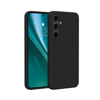 Etteri Silicone Case vāciņš Samsung Galaxy S25, melns