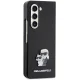 Чехол Karl Lagerfeld для Samsung Galaxy Z Fold 5 Saffiano Karl&Choupette Pin, черный