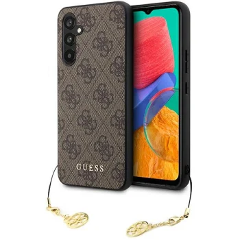 Чехол Guess 4G Charms для Samsung Galaxy A54 5G, Коричневый