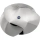 Ваза для фруктов Alessi Resonance ABI02, 38 см, серебристая