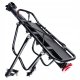 Universāls velosipēda aizmugurējais alumīnija bagāžnieks, Melns | Bicycle Rear Aluminum Trunk Rack